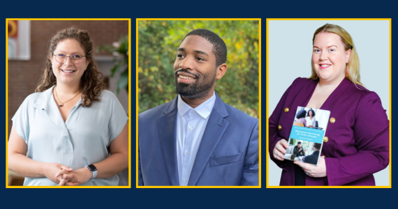 Headshots of Rebecca A. Hosey, Alton Reid and Kate Watson